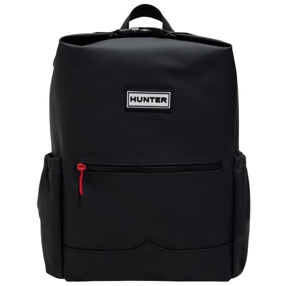 Hunter Other - Hunter Backpack Black Top Clip Hiking Water-Resistant Storage Compartments NWT
